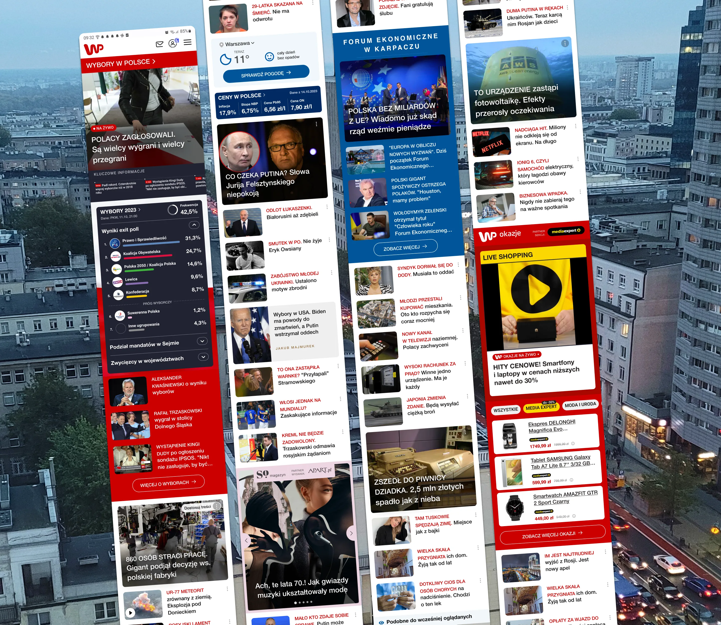 How we set a two-year product direction for one of Poland's biggest homepages – final design screens